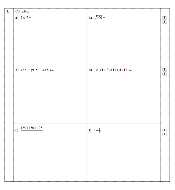 温彻斯特公学13+入学考试