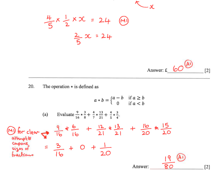 德威公学Dulwich College Year 9 数学入学考试笔试真题